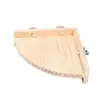 Pájaro Loro plataforma de madera maciza plataforma de salto soporte de descanso plataforma de juego tablero de madera jaula de pájaros suministros decoración piel de tigre Periquito