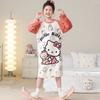 Pijamas para Niños Otoño e Invierno Franela Camisón para Niñas Dulce y Lindo Dibujos Animados Casual Cálido Pequeño, Mediano y Grande Camisón para Niños
