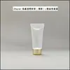 Botellas de Plástico Vacías en Stock 20ml PE Cuidado de la Piel Cosméticos Productos para el Cuidado de la Piel Envases Tipo Tubo Suave Blanco Lechoso