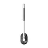 Cepillo de inodoro doméstico sin ángulo muerto Cepillo de inodoro de pelo suave Mango largo Cepillo de limpieza de inodoro Cepillo de limpieza de inodoro para colgar en la pared