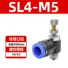Válvula Borboleta Pneumática Sl6-01, Conector de Tubo de Ar Ph8-02/12-04, Plug-In de Cilindro M5 Componentes Pneumáticos
