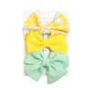 Accesorios para el cabello para niños transfronterizos Tela de poliéster Set de pinzas para el cabello con lazo para bebé Lindo set de accesorios para niños Adorno para la cabeza de bebé
