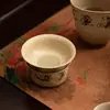 Colador de té cerámico de Dunhuang para uso doméstico, filtro de té integrado, separador de té y agua, dispensador de té, juego de té, accesorios para ceremonia del té