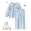 Pijama para niñas, algodón nube, manga larga, para primavera y otoño, para niños mayores, ropa de casa con aire acondicionado para niños, nuevo conjunto 2026