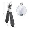 Novo Estilo Cortador de Unhas Chanfrado Pontiagudo Anti-Salpico Portátil Uso Doméstico Removedor de Cutícula Conjunto de Ferramentas para Manicure Atacado