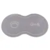 Tapete de Comida para Pet Tapete Higiênico para Gatos Tapete para Patas de Gato Tapete para Esfregar as Patas do Gato Tapete para Caixa de Areia Tapete Antiderrapante com Pegadas PVC Tapete para Banheiro de Gato