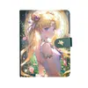 Floresta Verde Dourada Bela Garota Caderno A5 Alta Qualidade Anime Pintado Bela Garota Caderno Retro Nostálgico