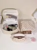 Bolsa de Maquillaje Floral de Pana Transfronteriza Gran Capacidad Bolsa de Almacenamiento de Maquillaje de Mano Bolsa de Neceser Portátil para Viajes