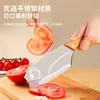 Oferta especial: Mini Cuchillo de Cocina, Cuchillo Infantil, Cuchillo de Acero Inoxidable para Frutas del Hogar, Cuchillo para Preparación de Comida de Bebé