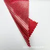 Tecido de Pontos Pequenos com Estampa Dourada, Brilhante e Lustroso, Tecido Macio de Poliéster para Bolsas, Brinquedos e Decoração, Atacado
