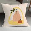 Fronha de Travesseiro Combinada Girassol Estilo Ins Almofada Travesseiro Decorativo Almofada de Sofá Nórdica Travesseiro de Encosto de Cama