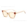 Gafas de personalidad transfronterizas Europa y Estados Unidos montura de gafas montura de gafas nueva moda mujeres combinación de colores ojo de gato gafas de sol gafas de sol para hombre