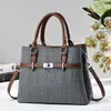 Bolso de Mano Versátil de Color Sólido con Gran Capacidad, Bolso de Hombro Casual Estilo Verano, Bolso Cruzado Simple para el Día a Día, Bolso de Mano