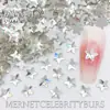 Acessórios para Nail Art de Strass com Costas Pontiagudas Estrela do Mar 5mm Estrela de Cinco Pontas Grossa Irregular Colorida Decorações para Unhas Atacado