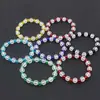 Explosiones 8mm pulsera de cristal esmerilado simple no descolorante pulsera en vivo Red de transmisión en vivo regalo pequeño fabricantes