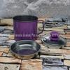 Tapa de Olla Filtro de Aceite de Acero Inoxidable, Vaso Separado, Juego de Tres Piezas, Artefacto Almacenador y Filtro de Aceite, Vaso de Retorno, Tanque Almacenador de Aceite para Filtrar Residuos de Manteca