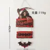 Decoración de Fiesta de Halloween Transfronteriza Calabaza Murciélago Colgante Europeo y Americano Escenas Accesorios de Arreglo Divertido Adornos Colgantes