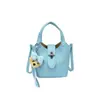 Bolso de mano único y elegante para mujer 2026 verano nuevo bolso cubo casual de moda para ir al trabajo bolso cruzado simple para mujer