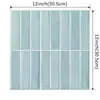 Fábrica al por mayor Azulejo de imitación Autoadhesivo Estéreo 3D Pegamento Pegatinas de pared Cocina Baño Impermeable Azulejo Pegatinas de pared
