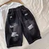 Pantalones para Niños 2026 Nuevas Llegadas de Primavera Jeans Rasgados para Niños Estilo Primavera/Otoño para Niños Pequeños y Niños Pequeños Pantalones Rectos para Bebés Niños de Moda