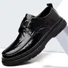 Zapatos de Piel Genuina para Hombre Nuevos Transpirables Formales de Negocios Casuales Antideslizantes Suela Gruesa Piel Suave Zapatos Cómodos Hombre