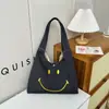 Bolsa de Ombro Popular Coreana para Meninos e Meninas Bolsa Transversal Fofa Engraçada Sorridente Infantil Bolsa Infantil Estilo Ocidental Grande Capacidade