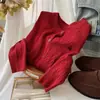 Cardigan Tricô Fio Torcido Pegasus Bordado Outono/Inverno Novo Versátil Solto Manga Longa Tricô Suéter Macio Estiloso para Mulheres