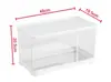 Acuario Pequeño Creativo para Uso Doméstico, Acuario de Paisajismo para Sala de Estar, Adecuado para Cría de Peces Dorados y Peces Ornamentales, Acuario Ecológico Transparente con Tapa