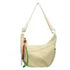 Bolsa de Lona Informal Sencilla Tipo Bollo para Mujer, Bolso de Hombro Cruzado Ligero y Versátil, Bolsa Grande de Capacidad para el Trabajo, Nuevo Modelo 2026