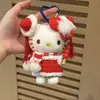 Auténtico Peluche de Dibujos Animados Sanrio Hello Kitty Bolsa Decoración Colgante Llavero Colgante