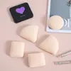 Esponja de Maquillaje con Cojín de Aire, Base de Maquillaje Líquida, Esponja Triangular, Esponja de Belleza, Absorbente de Polvo, Polvo Fijador, Cosméticos, Polvo Húmedo, Amigable con la Piel