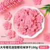Biscoitos Flor de Cerejeira Copo de Papel Assando Sobremesa Bolo Plug-in Colorido Feriado Aniversário Bolo Ornamentos Decorativos Biscoitos Flor