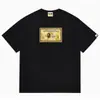 24 Tendencia Caliente de Verano en Línea: Camiseta bAPe Cabeza de Mono, Diseño Camuflaje, Camiseta Unisex de Manga Corta con Cuello Redondo