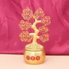Vento e água para reunir riqueza ornamentos moinho de vento de cobre recursos financeiros na sala de estar ventilador giratório escritório artesanato em metal presentes