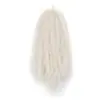 Extensiones de Cabello de Gancho Manual Caterpillar de 18" 26 Raíces Dobladas por la Mitad 52 Raíces Extensiones de Cabello de Gancho Manual Caterpillar Peluca de Fibra Química Caterpillar