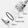 Cabezal antisalpicaduras para grifo sobrealimentado 360 giratorio filtro universal cocina boquilla de agua burbujeador extensión alargada ahorrador de agua