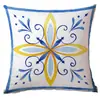 Funda de almohada geométrica de verano de limón para Amazon transfronterizo, tela para el hogar, funda de cojín para sofá, venta directa de fábrica