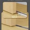 Acessórios de Ferragens para Porta de Correr Dobrável de Guarda-Roupa Estilo Japonês, Trilha Inferior Exposta para Porta de Correr Dobrável de Closet