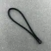 Venta al por mayor del fabricante Cordón de ajuste Lulu Colorido Elástico Cremallera Cordón Ropa de Yoga Cordón de Cremallera Ropa Chaqueta Tirador Cuerda para Colgar