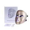 Dispositivo de Máscara de Rejuvenescimento Fotônico Colorida para Cuidados Faciais em Casa Terapia de Luz Vermelha e Azul Máscara de Luz Led Instrumento de Beleza para Rosto Inteiro