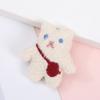 Broche con Colgante de Oso Rosa Claro Seleccionado Cuidadosamente Accesorios para Bolsos de Peluche Accesorios de Animales de Dibujos Animados DIY Venta al por Mayor