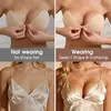 Venda Quente Plus Size Bestseller Transfronteiriço Coberturas de Mamilo com Efeito Push-up para Seios Grandes Estilo Fino Especial Anti-queda Anti-exposição Vestido de Noiva Coberturas de Mamilo Invisíveis