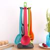 Traje de utensilios de cocina de nailon de color cuchara para cocinar espagueti espagueti espagueti espagueti espátula con fugas traje de 14 piezas