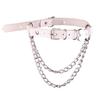 Collar decorativo de moda con diseño de amor, gargantilla japonesa y coreana, cadena irregular, cadena de clavícula, joyería, directo de fábrica