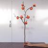 Ramas de Frutos de Caqui, Bayas, Arreglos Florales Artificiales, Decoraciones de Mesa para Sala de Estar, Decoraciones Deseos de Caqui Caqui