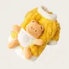 Ropa de Mascota Pequeña de Animales Tridimensional para Otoño e Invierno, Adecuada para Perros Pequeños, con Accesorio para Correa, Abrigo Cálido de Dos Patas de Polar para Perros Mascotas