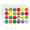Pegatinas de emojis populares transfronterizas, pegatinas autoadhesivas para recompensas de maestros, pegatinas decorativas para niños, DIY