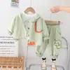 Conjunto de Dos Piezas de Moda de Manga Larga para Niños, Primavera y Otoño 2024, Ropa Casual Elegante para Niños de 3-5 Años, Venta al por Mayor