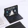 Funda con Teclado Bluetooth Inalámbrico de Cuero para Redmi Pad Se 8.7 pulgadas Funda para Tablet Redmi Pad2 Se 9.7