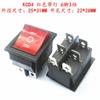 KCD4 Interruptor Basculante Rocker Power Reset Botão 4 Pinos 6 Pinos 2 Engrenagem 3 Engrenagem com Luz 16A250V Interruptor Basculante